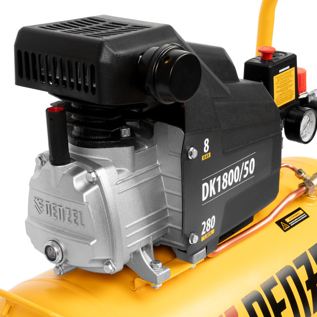 Компрессор воздушный DK1800/50, Х-PRO 1.8 кВт, 280л/мин, 50л Denzel в Казани Компрессор воздушный DK1800/50, Х-PRO 1.8 кВт, 280л/мин, 50л Denzel в Казани
