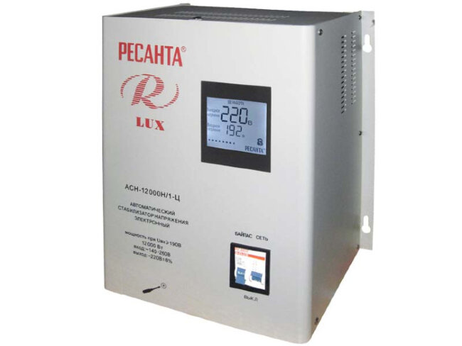 Стабилизатор напряжения серии LUX РЕСАНТА АСН-12000Н/1-Ц в Казани