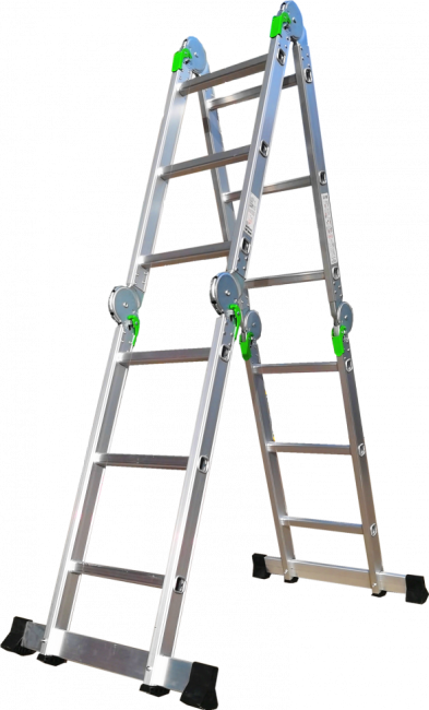 Лестница трансформер алюминиевая 4x3 TM-503 ПРОФФ в Казани