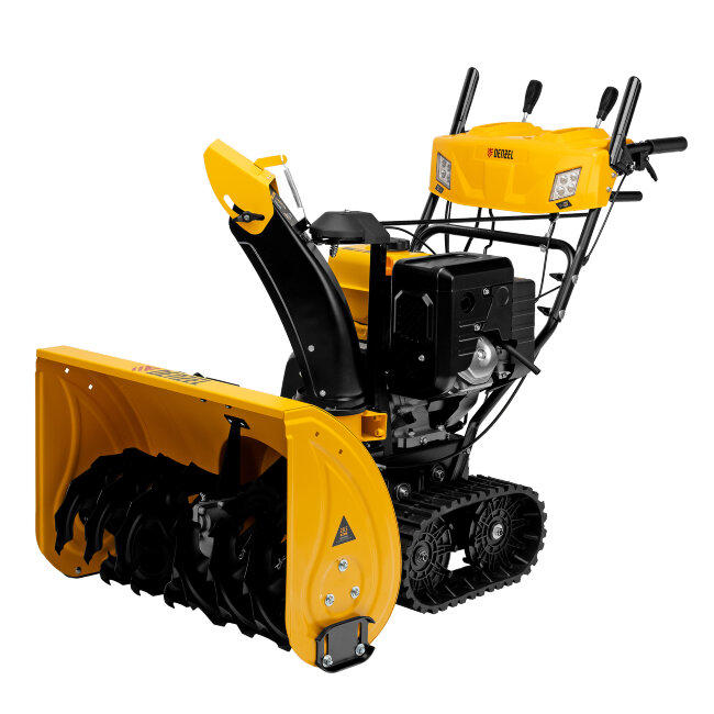 Бензиновая снегоуборочная машина SBL 711DT PRO, 420cc, гусеницы, эл.старт, блок. дифф. Denzel в Казани