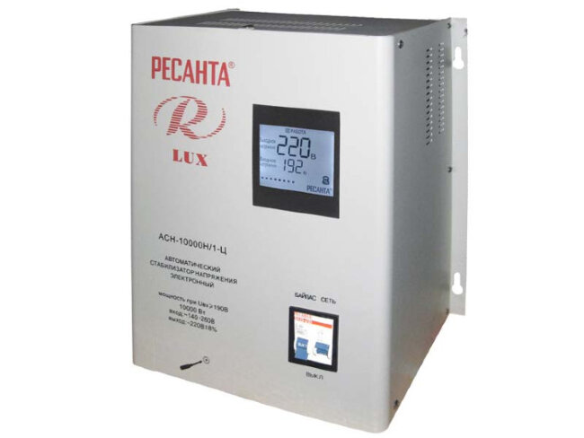Стабилизатор напряжения серии LUX РЕСАНТА АСН-10000Н/1-Ц в Казани