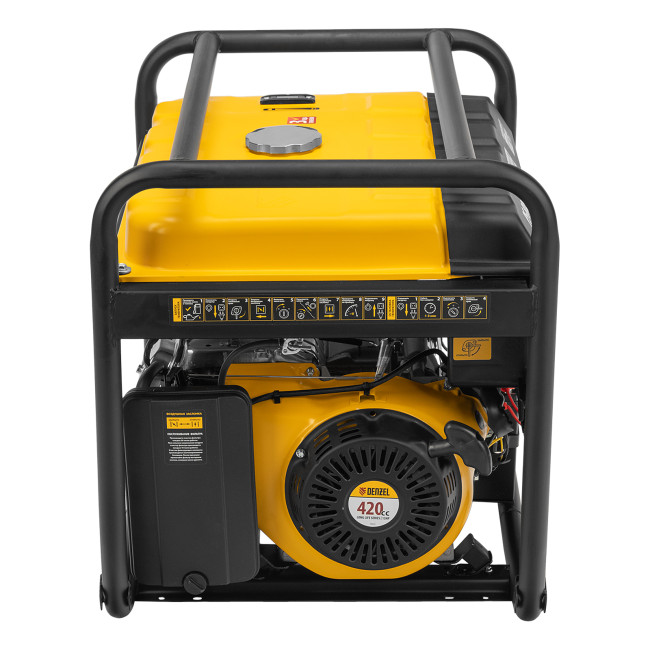 Генератор бензиновый PS 80 E-3, 6.6 кВт, 400 В, 25 л, электростартер Denzel в Казани Генератор бензиновый PS 80 E-3, 6.6 кВт, 400 В, 25 л, электростартер Denzel в Казани