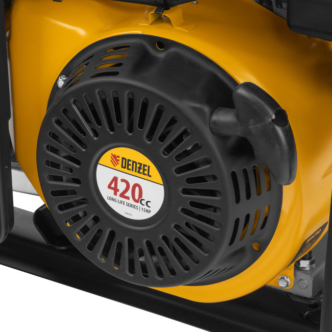 Генератор бензиновый PS 80 E-3, 6.6 кВт, 400 В, 25 л, электростартер Denzel в Казани Генератор бензиновый PS 80 E-3, 6.6 кВт, 400 В, 25 л, электростартер Denzel в Казани