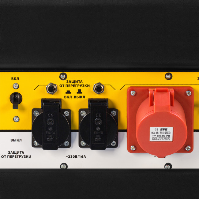 Генератор бензиновый PS 80 E-3, 6.6 кВт, 400 В, 25 л, электростартер Denzel в Казани Генератор бензиновый PS 80 E-3, 6.6 кВт, 400 В, 25 л, электростартер Denzel в Казани