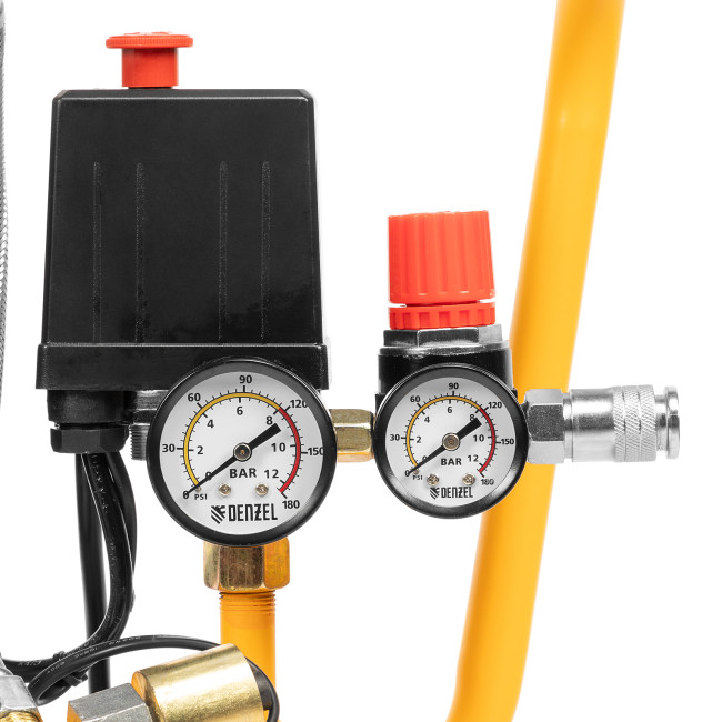 Компрессор DLS950/24 безмаслянный малошумный 950 Вт, 165 л/мин, ресивер 24 л Denzel в Казани Компрессор DLS950/24 безмаслянный малошумный 950 Вт, 165 л/мин, ресивер 24 л Denzel в Казани