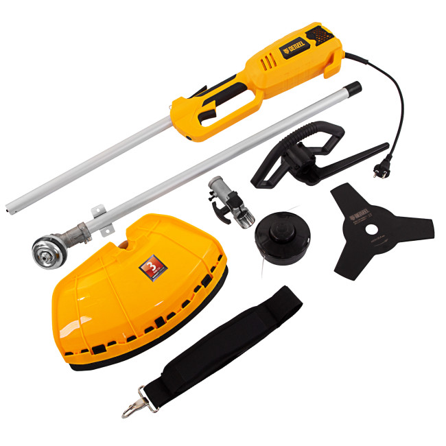 Триммер электрический TE-1220, 1200 Вт, 380 мм, катушка, диск, разборная штанга Denzel в Казани Триммер электрический TE-1220, 1200 Вт, 380 мм, катушка, диск, разборная штанга Denzel в Казани