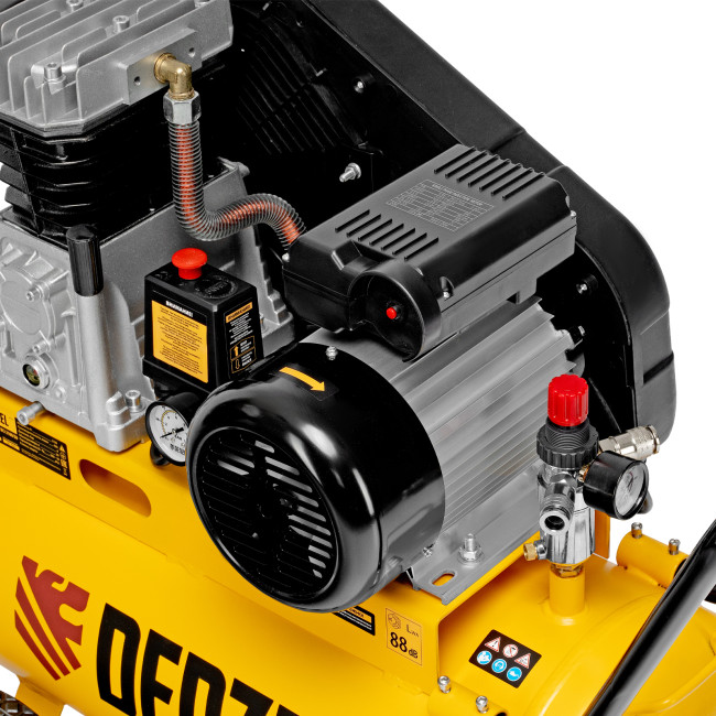 Компрессор воздушный рем. привод BCI 2100/50, 2,1 кВт, 50 литров, 400 л/мин Denzel в Казани