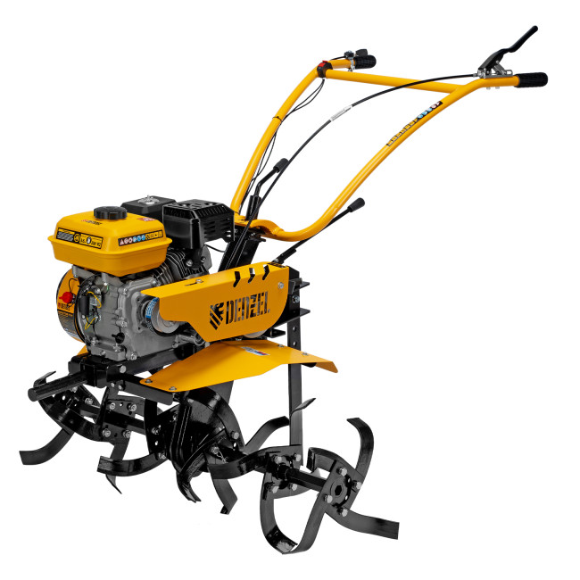 Мотоблок DPT-270S, 7 л.с., ремен.сцеп, фрез 3х4, ШОМ, передачи 2В/1Н Denzel в Казани