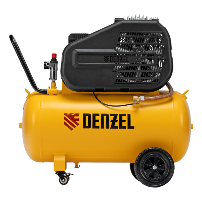 Компрессор воздушный рем. привод BCI 2200/100, 2,2 кВт, 100 литров, 420 л/мин Denzel в Казани