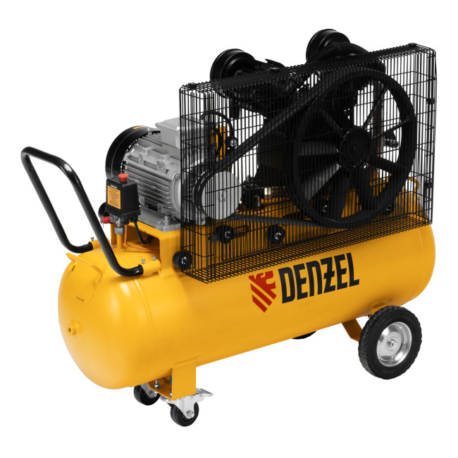 Компрессор воздушный рем. привод BCV 4000-T/100, 4,0 кВт, 100 литров, 690 л/мин Denzel в Казани