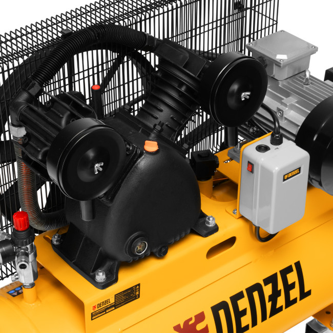 Компрессор воздушный рем. привод BCV 4000-T/100, 4,0 кВт, 100 литров, 690 л/мин Denzel в Казани