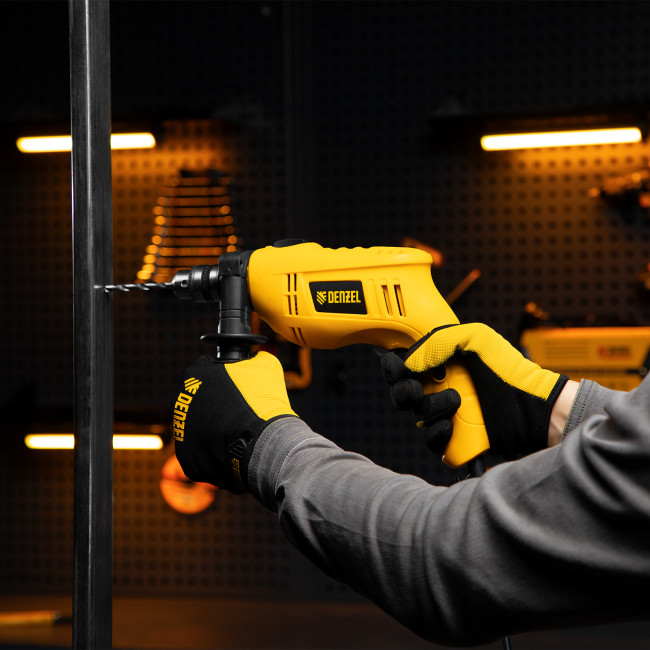 Дрель ударная ID-550, 550 Вт, 0-2900 об/мин, 46400 уд/мин Denzel в Казани