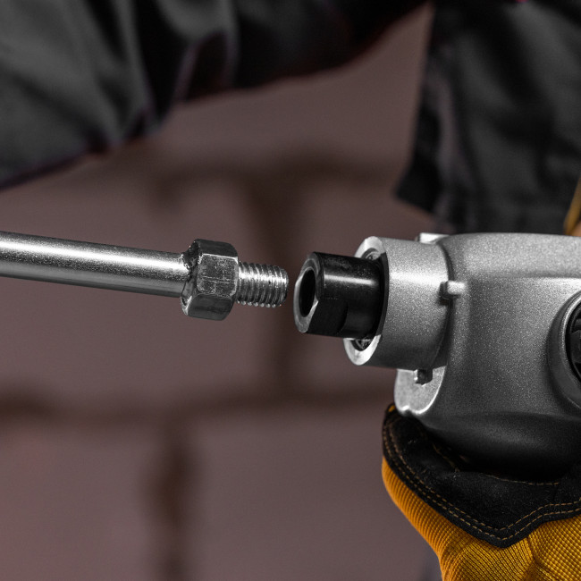 Миксер строительный EM-1-1600, 1600 Вт, 180-460/300-750 об/мин Denzel в Казани