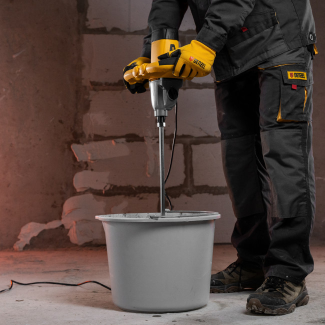 Миксер строительный EM-1-1600, 1600 Вт, 180-460/300-750 об/мин Denzel в Казани