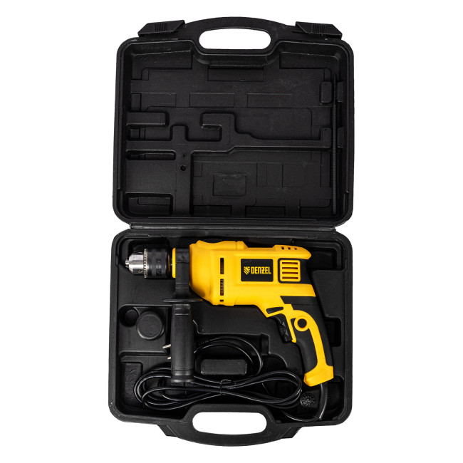 Дрель ударная ID-650, 650 Вт, 0-3000 об/мин, 48000 уд/мин Denzel в Казани Дрель ударная ID-650, 650 Вт, 0-3000 об/мин, 48000 уд/мин Denzel в Казани