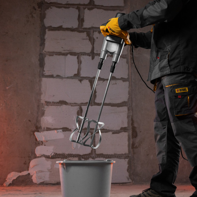 Миксер строительный EM-2-1600, 1600 Вт, 200-480/250-680 об/мин Denzel в Казани