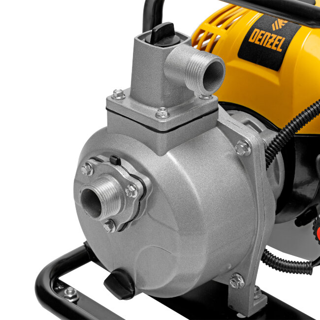 Мотопомпа бензиновая для чистой воды PX-25, 52 см3, 1", 170 л/мин, глуб 8 м, напор 30 м Denzel в Казани