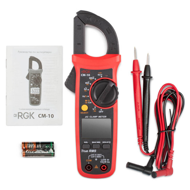 Токовые клещи RGK CM-10 в Казани