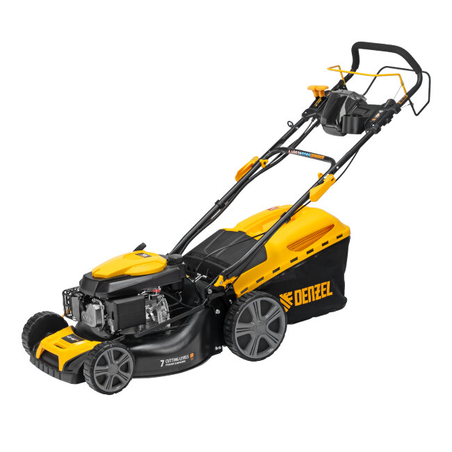 Газонокосилка бензиновая GLD-460SP-VE, 146 см3, шир. 46см, привод, вариатор, эл.старт, 60 л Denzel в Казани
