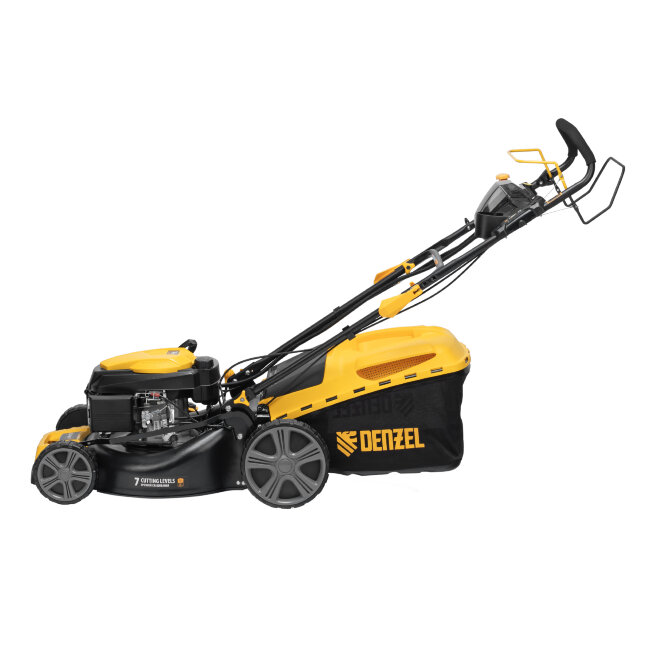Газонокосилка бензиновая GLD-460SP-VE, 146 см3, шир. 46см, привод, вариатор, эл.старт, 60 л Denzel в Казани