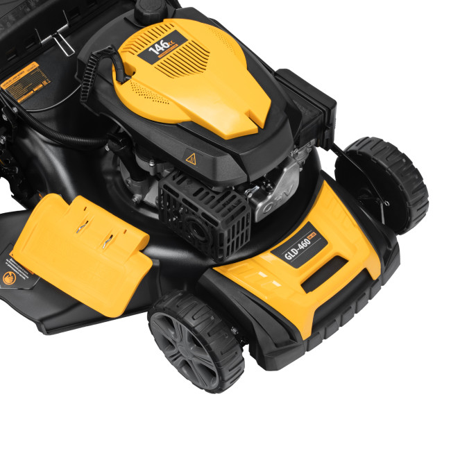 Газонокосилка бензиновая GLD-460SP-VE, 146 см3, шир. 46см, привод, вариатор, эл.старт, 60 л Denzel в Казани