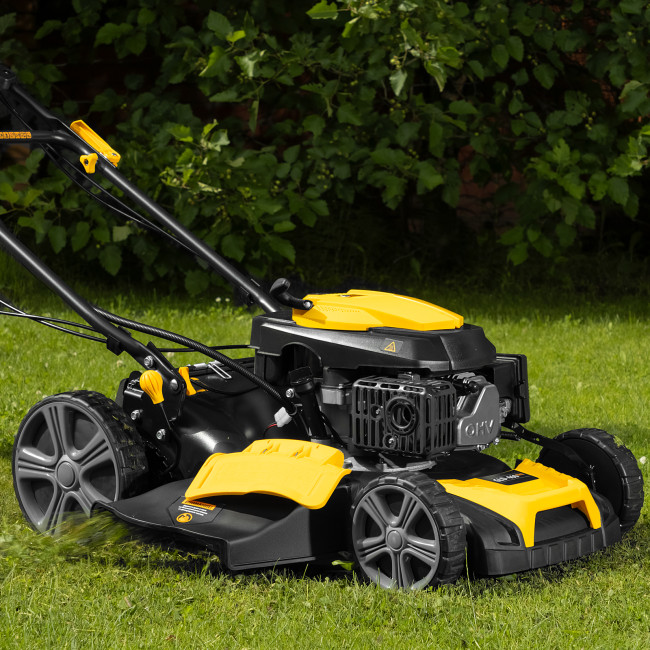 Газонокосилка бензиновая GLD-460SP-VE, 146 см3, шир. 46см, привод, вариатор, эл.старт, 60 л Denzel в Казани