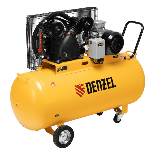 Компрессор воздушный рем. привод BCV 5500-T/270, 5,5 кВт, 270 литров, 850 л/мин Denzel в Казани