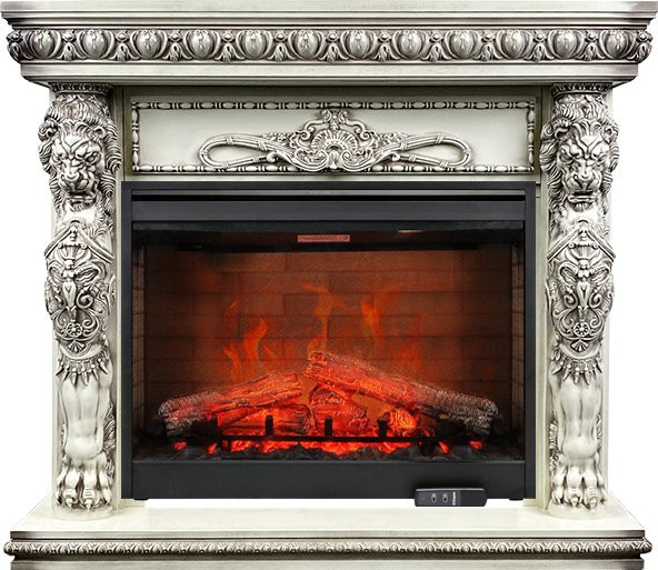 Каминокомплект Windsor - Слоновая кость с патиной с очагом Symphony 30'' DF3020-EU в Казани
