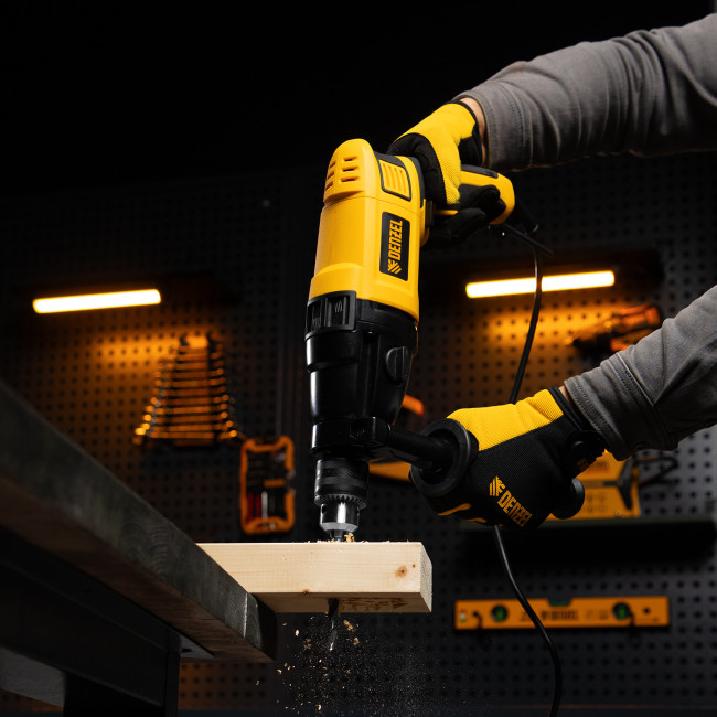 Дрель ударная ID-1050-2, 1050 Вт, 0-3000/0-1100 об/мин, 0-48000/0-17600 уд/мин, 2 скорости Denzel в Казани