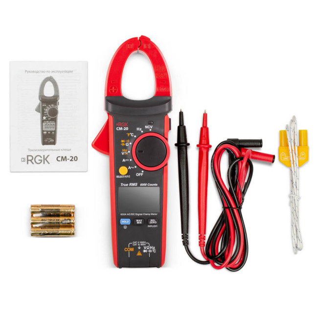 Токовые клещи RGK CM-20 в Казани