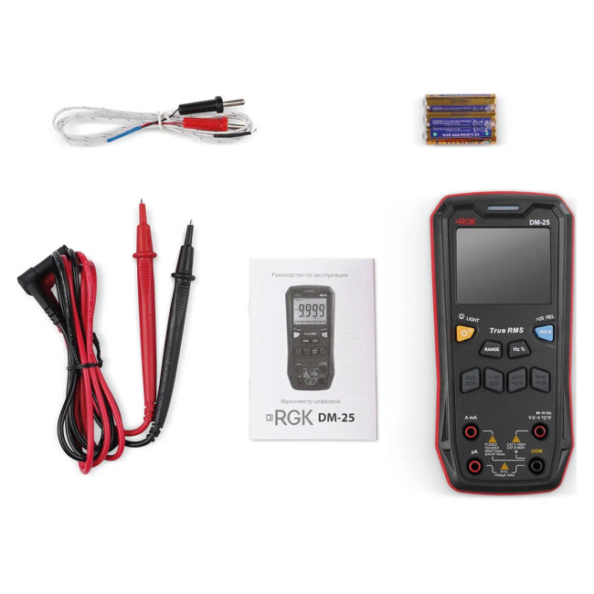 Мультиметр RGK DM-25 с поверкой в Казани