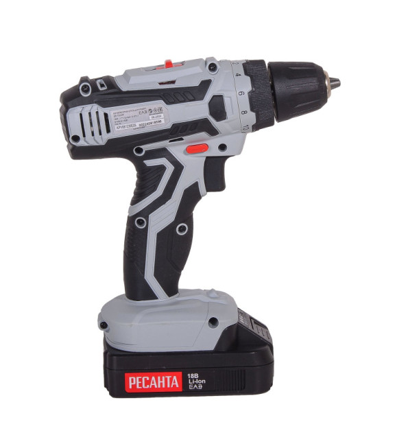 Дрель-шуруповерт аккумуляторная ДА-18-2ЛК Ресанта в Казани Дрель-шуруповерт аккумуляторная ДА-18-2ЛК Ресанта в Казани