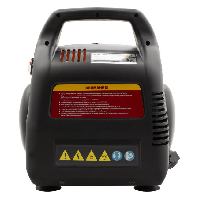 Компрессор воздушный безмасляный РС 1/6-180,1, 1 кВт, 180 л/мин, 6 л Denzel в Казани