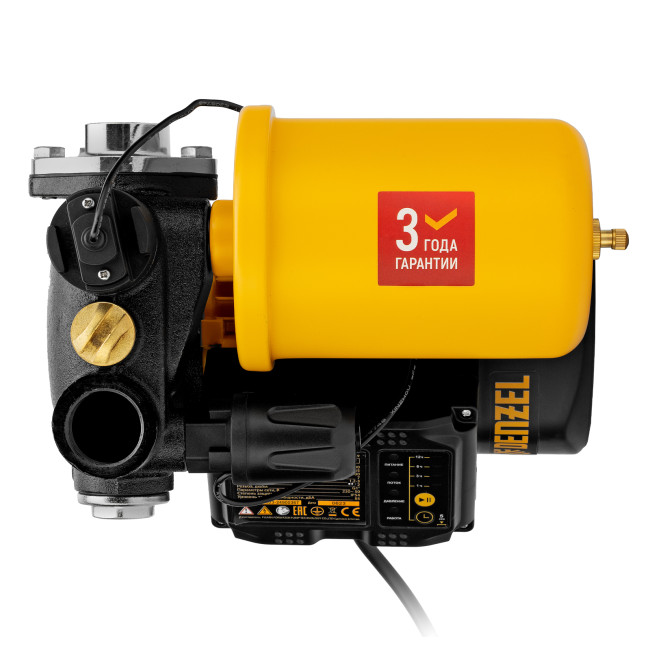 Насосная станция PS500C, 500 Вт, напор 35 м, 2200 л/ч, ресивер 2 л, блок управления Denzel в Казани