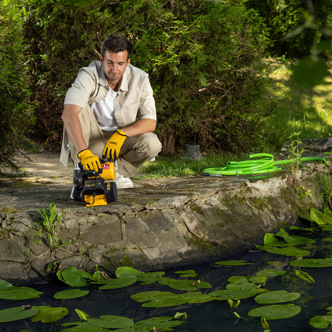 Насосная станция PS500C, 500 Вт, напор 35 м, 2200 л/ч, ресивер 2 л, блок управления Denzel в Казани