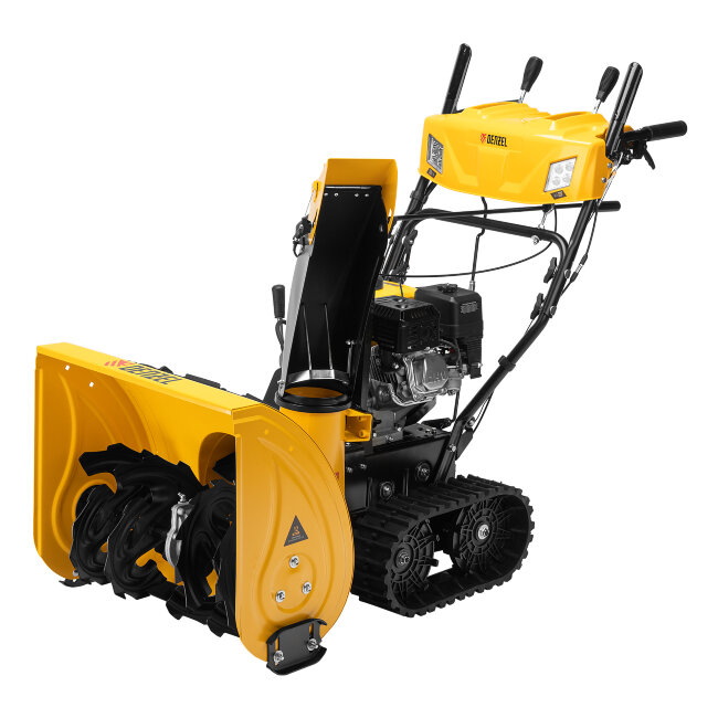 Бензиновая снегоуборочная машина SBM 610DT PRO, 212cc, гусеницы, эл.старт, блок. дифф. Denzel в Казани