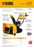 Бензиновая снегоуборочная машина SBM 610DT PRO, 212cc, гусеницы, эл.старт, блок. дифф. Denzel в Казани