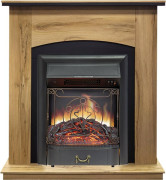 Каминокомплект Barcelona (Разборный) - Дуб галифакс с очагом Majestic FX Black