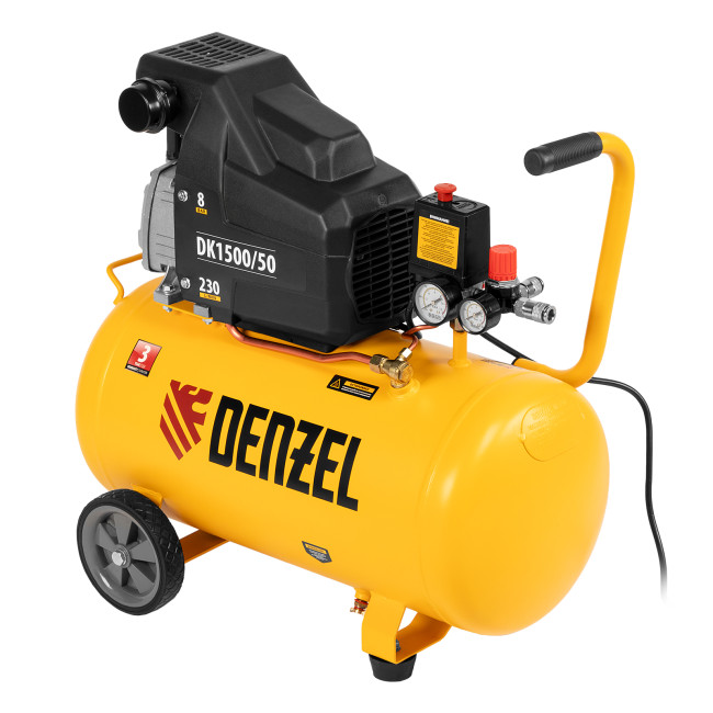 Компрессор воздушный DK1500/50, Х-PRO 1.5 кВт, 230 л/мин, 50 л Denzel в Казани Компрессор воздушный DK1500/50, Х-PRO 1.5 кВт, 230 л/мин, 50 л Denzel в Казани