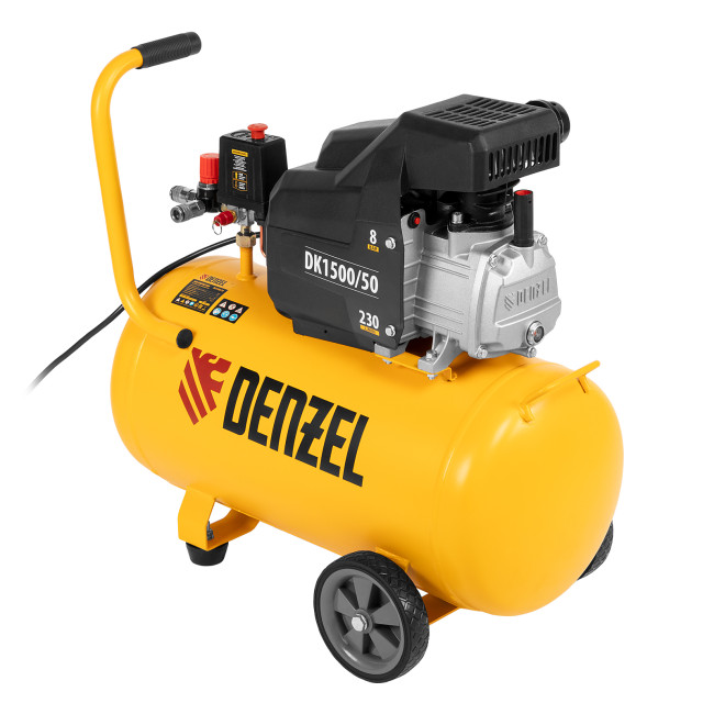 Компрессор воздушный DK1500/50, Х-PRO 1.5 кВт, 230 л/мин, 50 л Denzel в Казани Компрессор воздушный DK1500/50, Х-PRO 1.5 кВт, 230 л/мин, 50 л Denzel в Казани