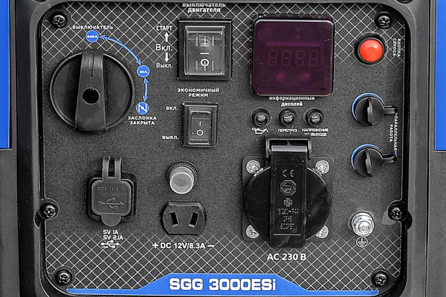 Бензогенератор инверторный SGG 3000ESi (Запуск с кнопки) в Казани