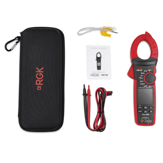 Токоизмерительные клещи RGK CM-30 с поверкой в Казани