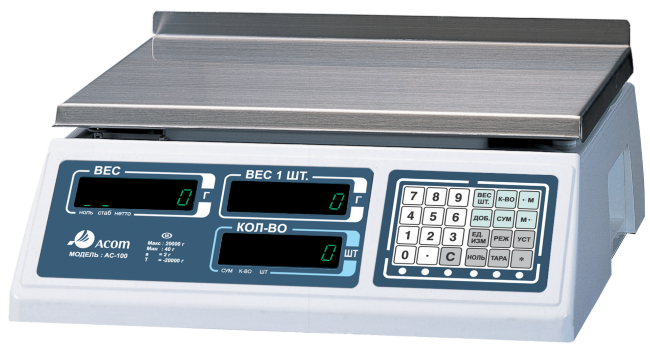 Весы Acom AC-100-10 RS232C в Казани