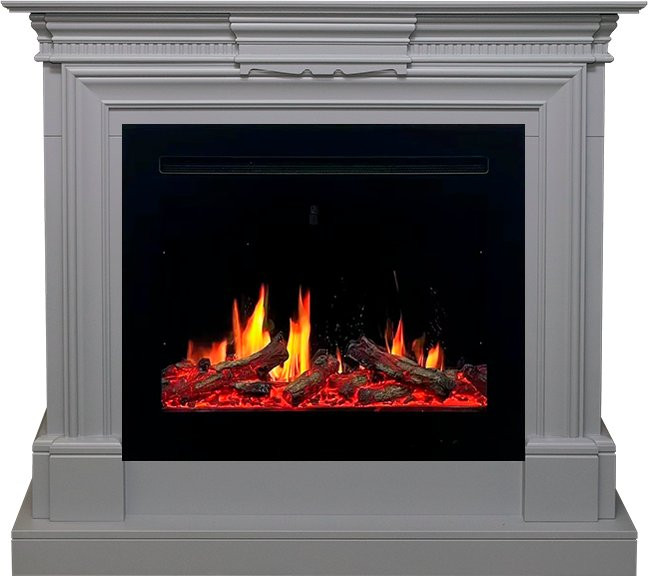Каминокомплект Chelsea - Grey с очагом 5D V-ART 25 в Казани