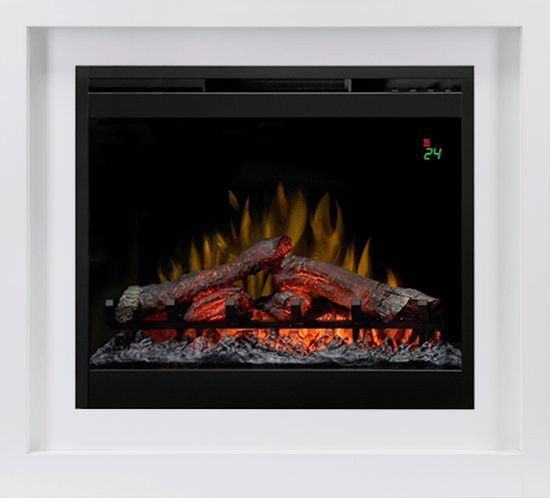 Каминокомплект Bronx - Белый с очагом Symphony 26'' DF2624L-INT в Казани