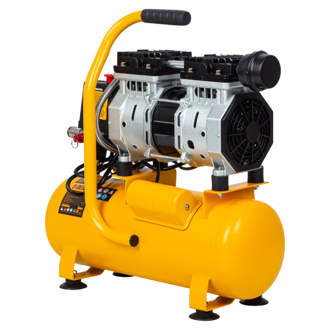 Компрессор DLS650/10 безмаслянный малошумный 650 Вт, 120 л/мин, ресивер 10 л Denzel в Казани Компрессор DLS650/10 безмаслянный малошумный 650 Вт, 120 л/мин, ресивер 10 л Denzel в Казани