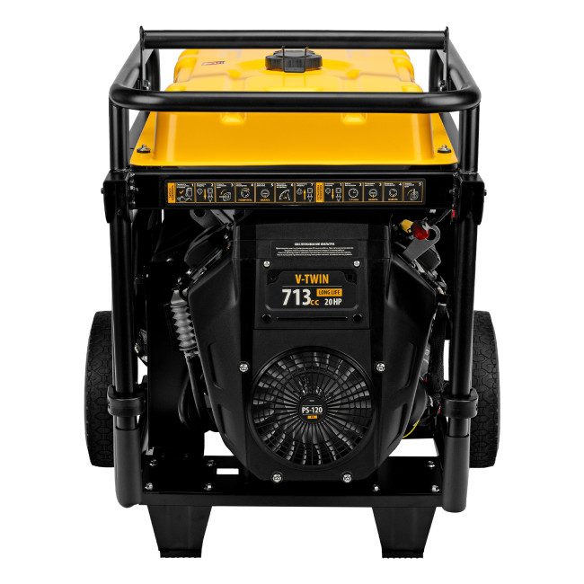 Генератор бензиновый PS-120EA, 12 кВт,230 В, 40л, разъём ATS,эл.старт Denzel в Казани Генератор бензиновый PS-120EA, 12 кВт,230 В, 40л, разъём ATS,эл.старт Denzel в Казани