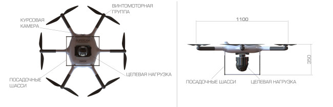 Гексакоптер Supercam X6M2Lidar в Казани
