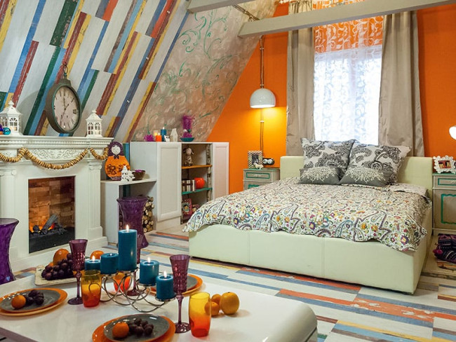 Каминокомплект Amalfi - Махагон коричневый антик с очагом Cassette 400 LNH-INT (с дровами) в Казани