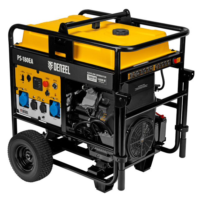 Генератор бензиновый PS-180EA, 18 кВт,230 В, 65л, разъём ATS,эл.старт Denzel в Казани Генератор бензиновый PS-180EA, 18 кВт,230 В, 65л, разъём ATS,эл.старт Denzel в Казани